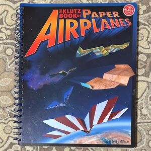 4/$20 The Klutz Book of Paper Airplanes - Book Only NO AIRPLANE PAPER